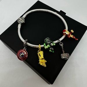 Marvel fan charm bracelet